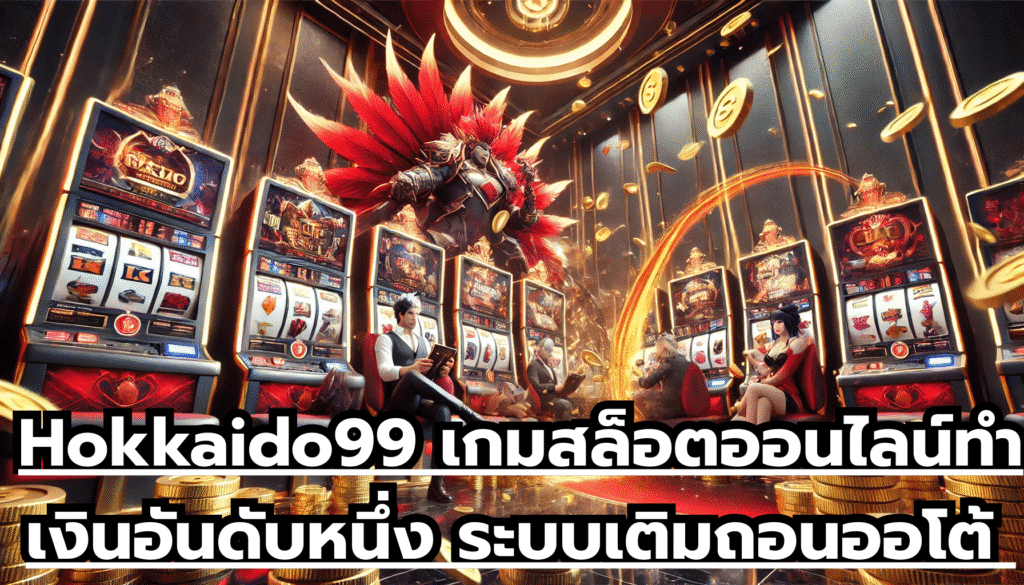 Hokkaido99 เกมสล็อตออนไลน์ เกมทำเงินอันดับหนึ่ง ระบบเติมถอนออโต้ จ่ายเร็วทันใจ ไม่มีบล๊อคยุส