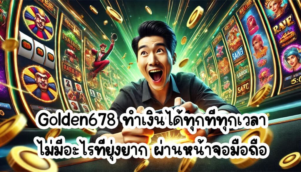 Golden678 ทำเงินได้ทุกที่ทุกเวลา ได้ง่ายกว่าเดิม ไม่มีอะไรที่ยุ่งยาก ผ่านหน้าจอมือถือ-4