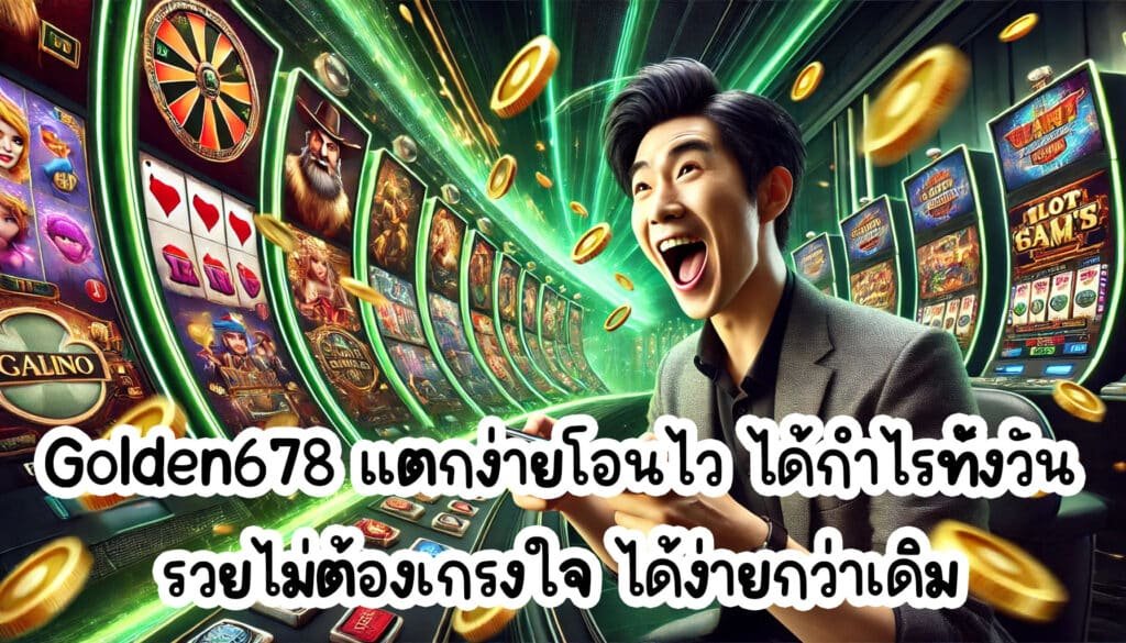 Golden678 แตกง่ายโอนไว ได้กำไรทั้งวัน รวยไม่ต้องเกรงใจ ได้ง่ายกว่าเดิม-3